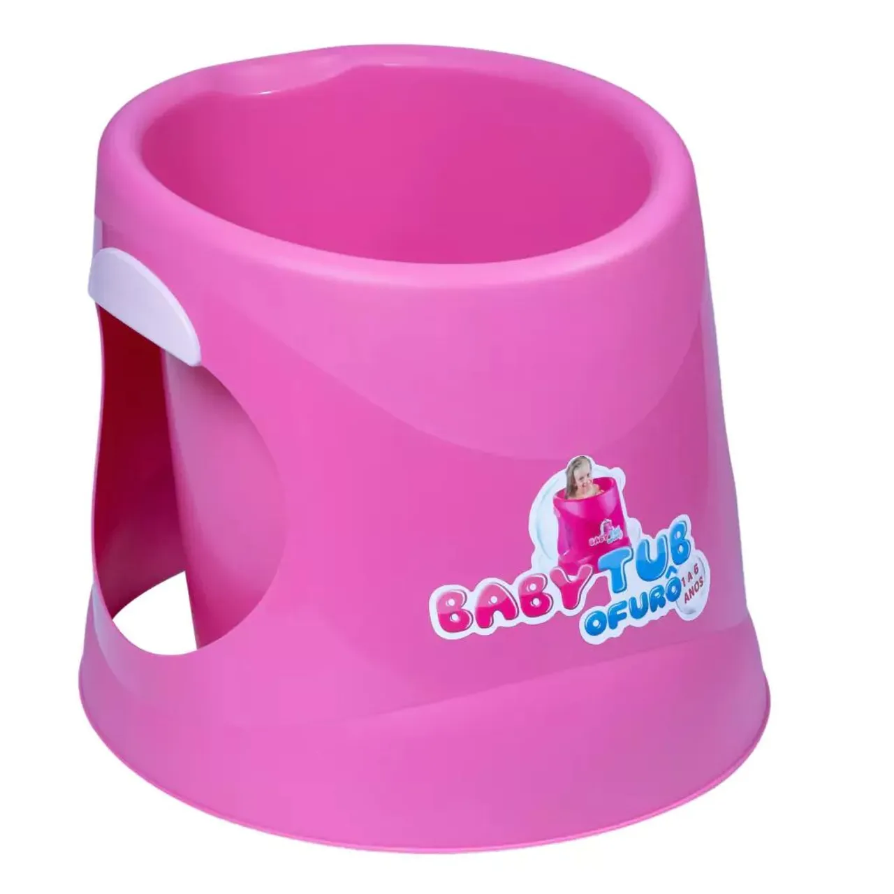 Banheira Infantil Baby Tub Ofurô Rosa