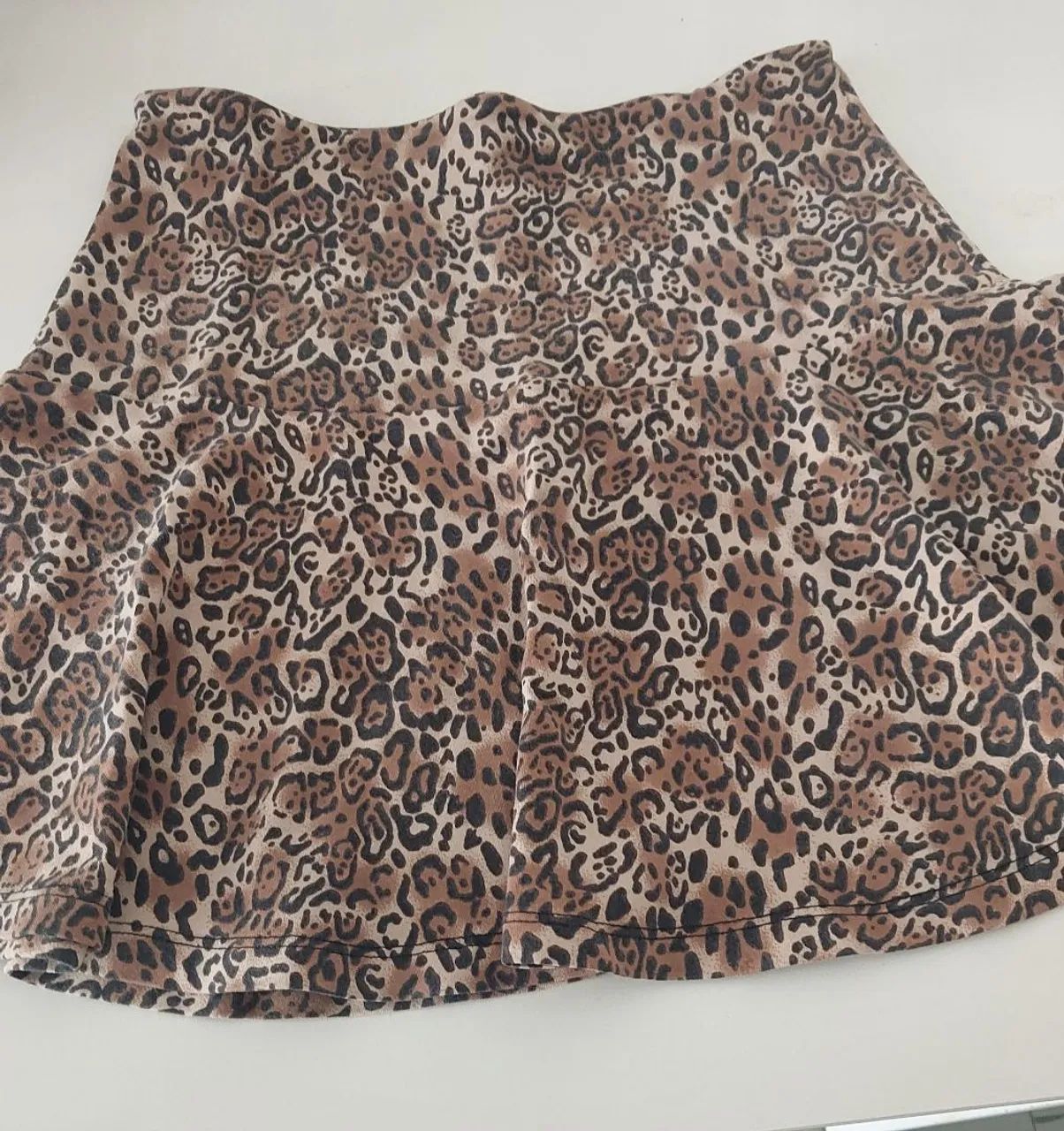 Saia animal print tamanho P