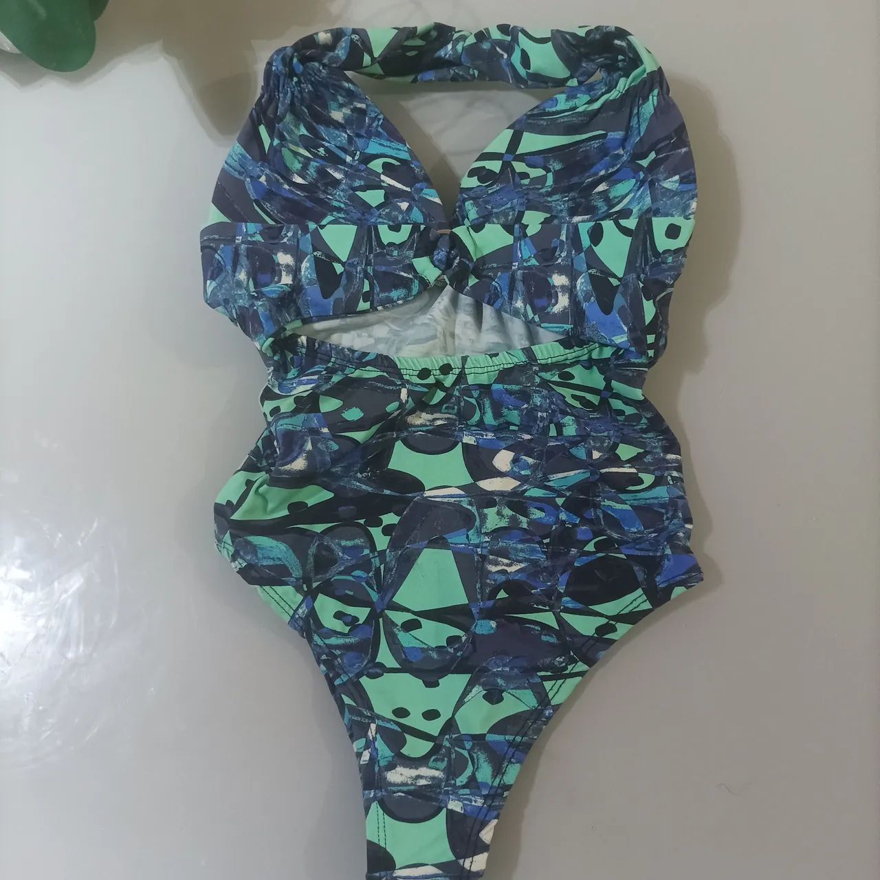 Body de praia estampado e biquíni  - Foto 3