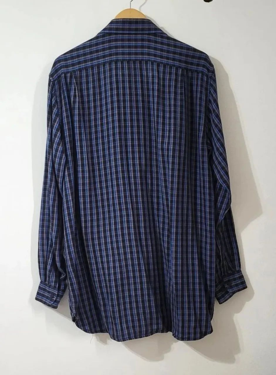 camisa xadrez algodão egípcio Tam 60 - Foto 2
