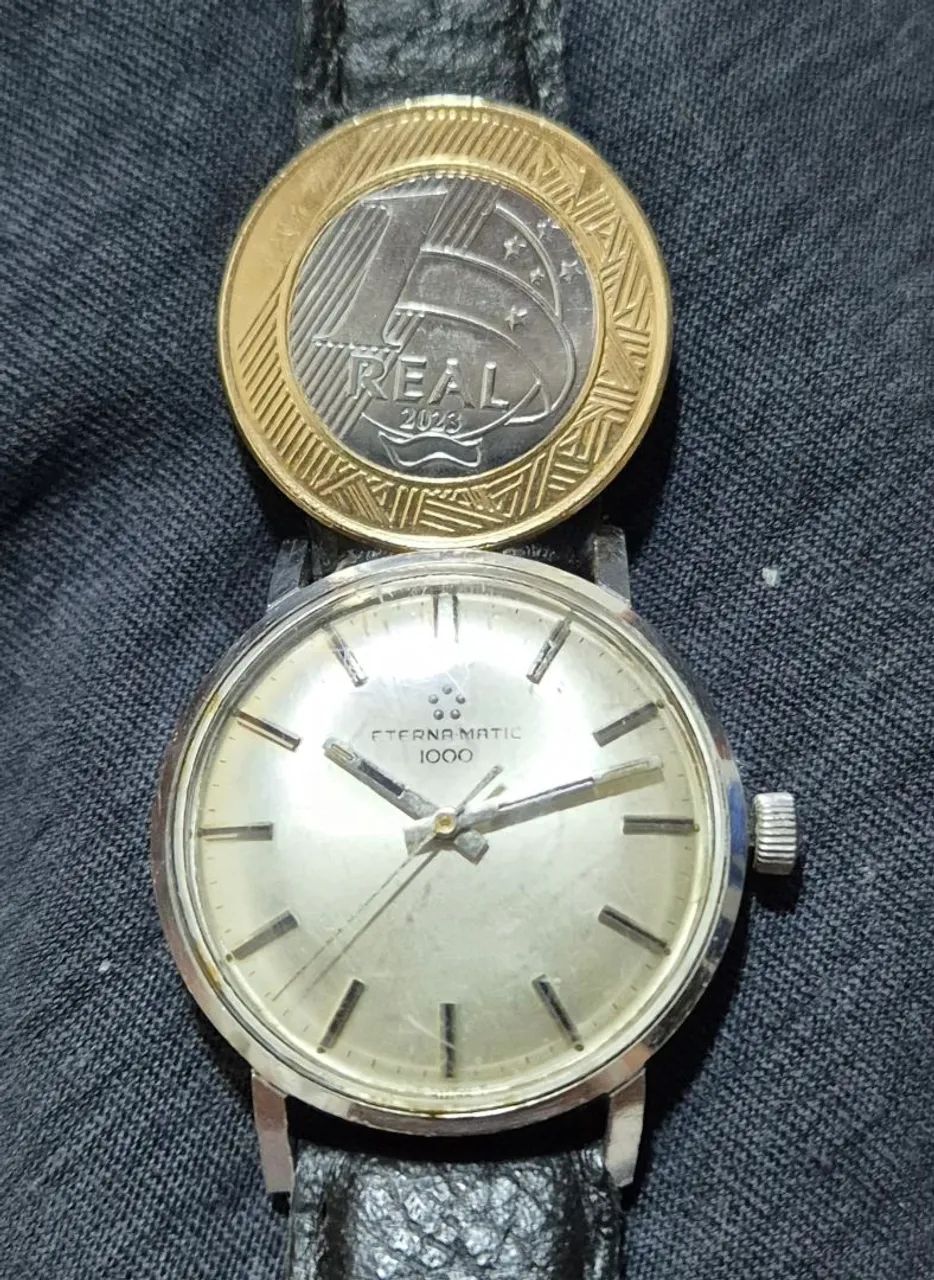 RELÓGIO ANTIGO ETERNAMATIC  - Foto 3