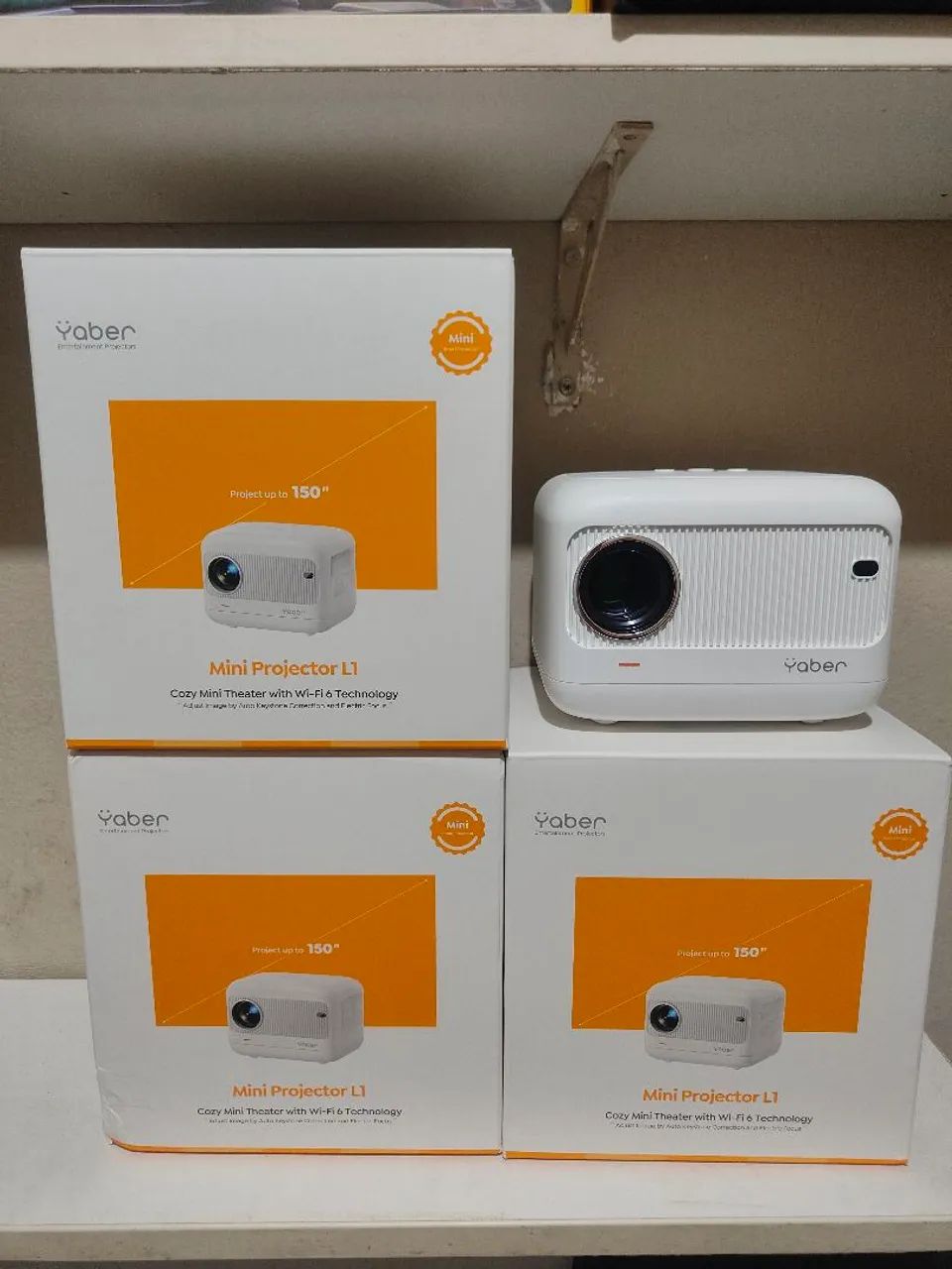 YABER L1 1080P Projetor mini projetor portátil com WiFi 5.0 Bluetooth
