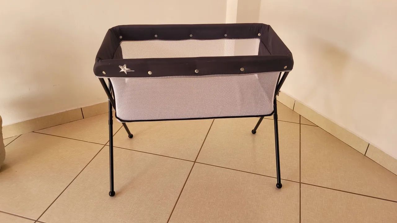 Berço portátil Co-leito Bari Galzerano (seminovo) - Foto 4