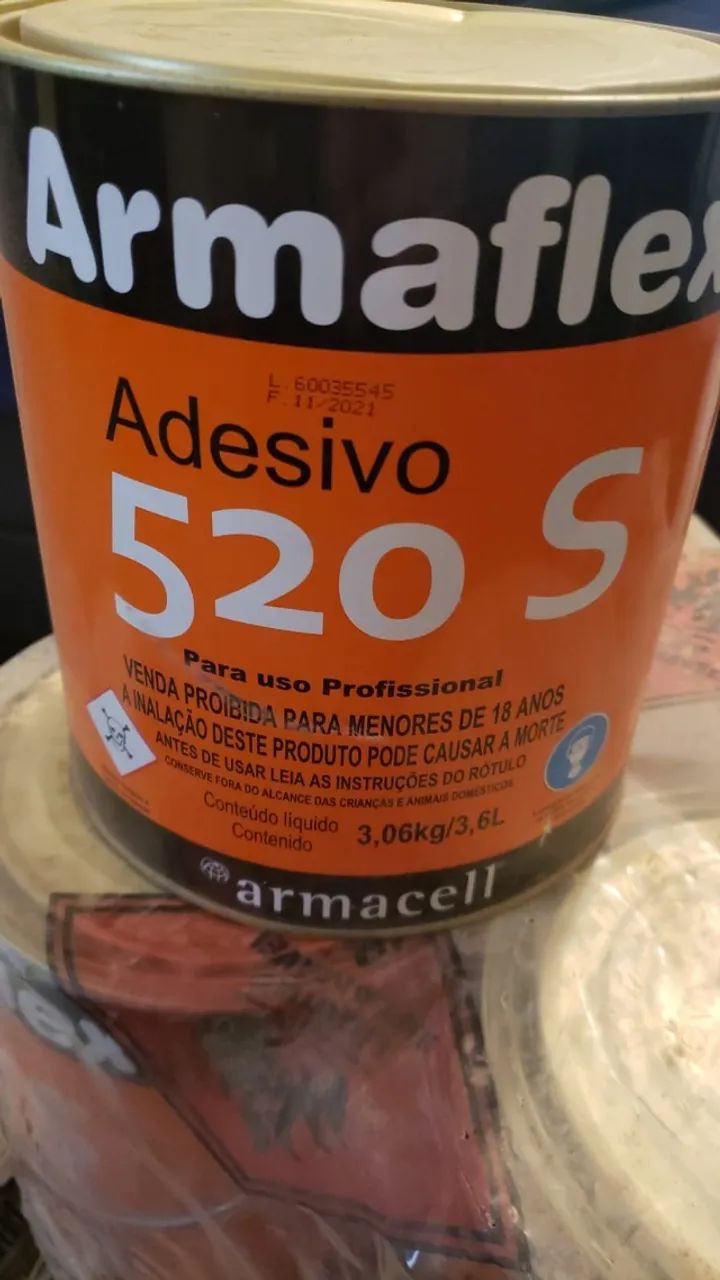 Lote de 4 Galões Armaflex Adesivo 520 S  - Foto 2