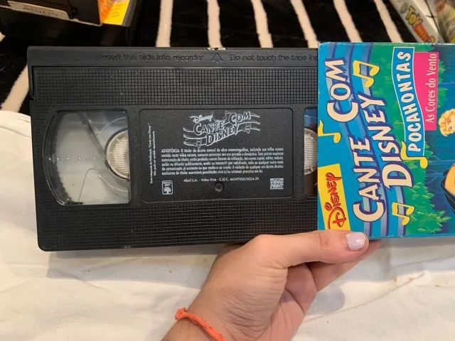 fita vhs coleção cante com disney pocahontas - Foto 2