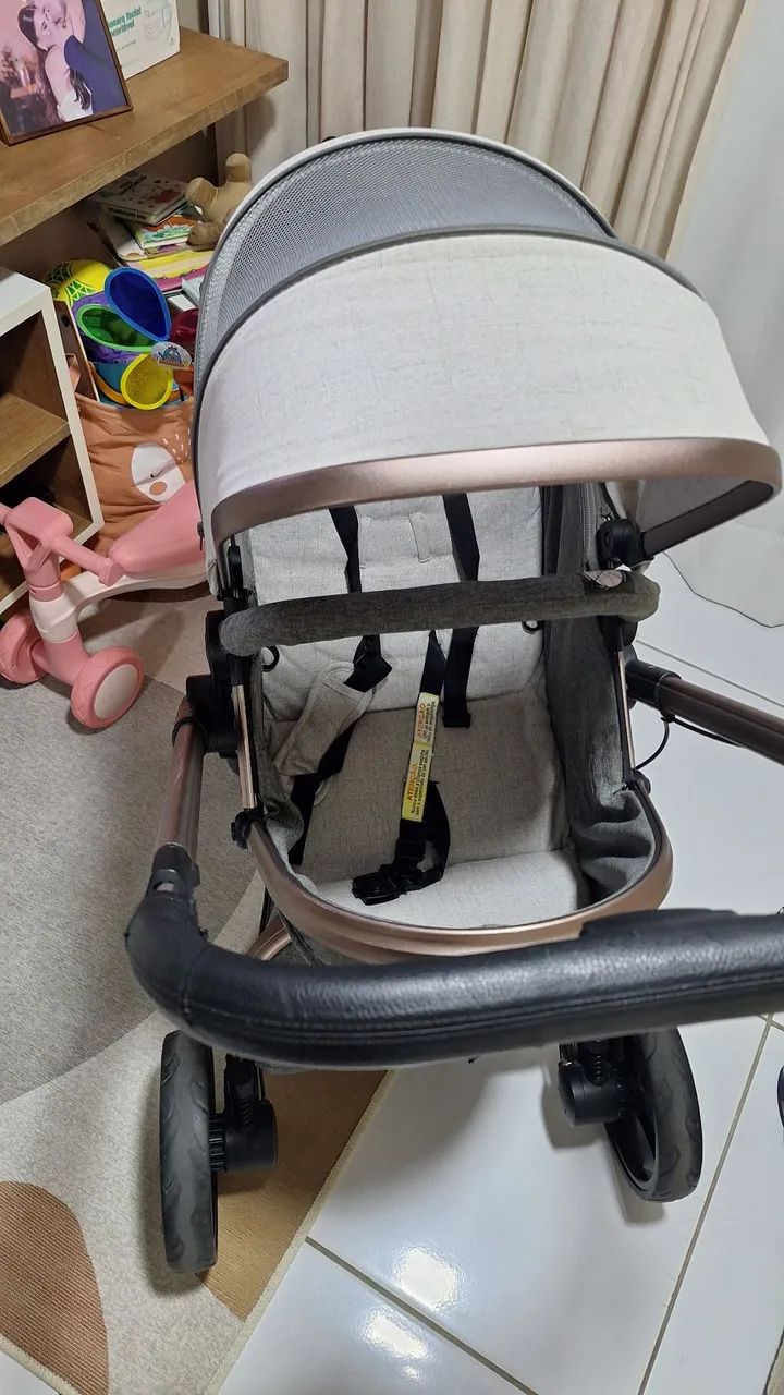 CARRINHO DE BEBÊ DZIECO VULCAN 360 (Top de linha) - Foto 5