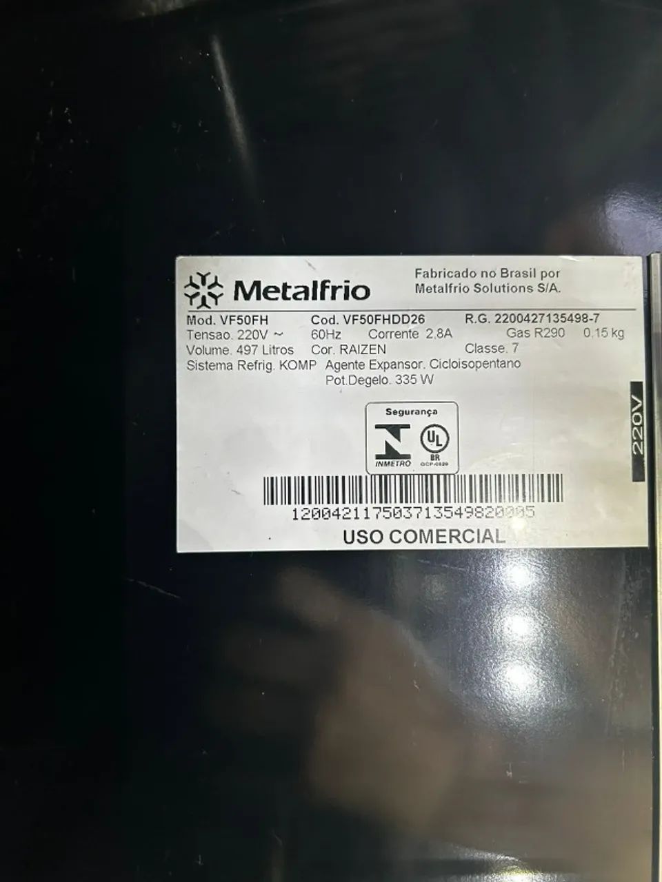 Freezer / Expositor Vertical Metalfrio  - Foto 2