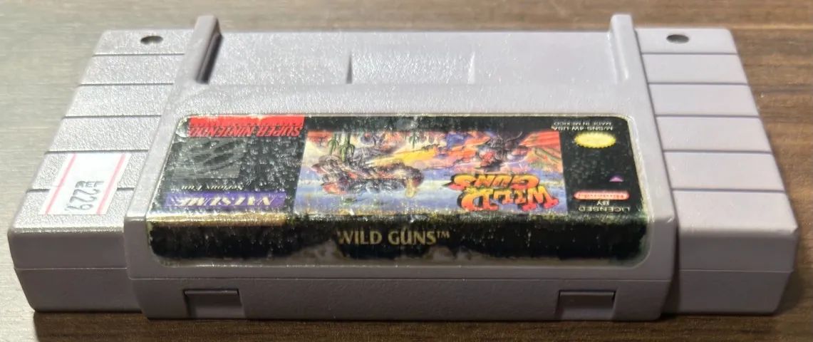 Wild Guns Original SNES Super Nintendo 229 - Jogos de Vídeo Game