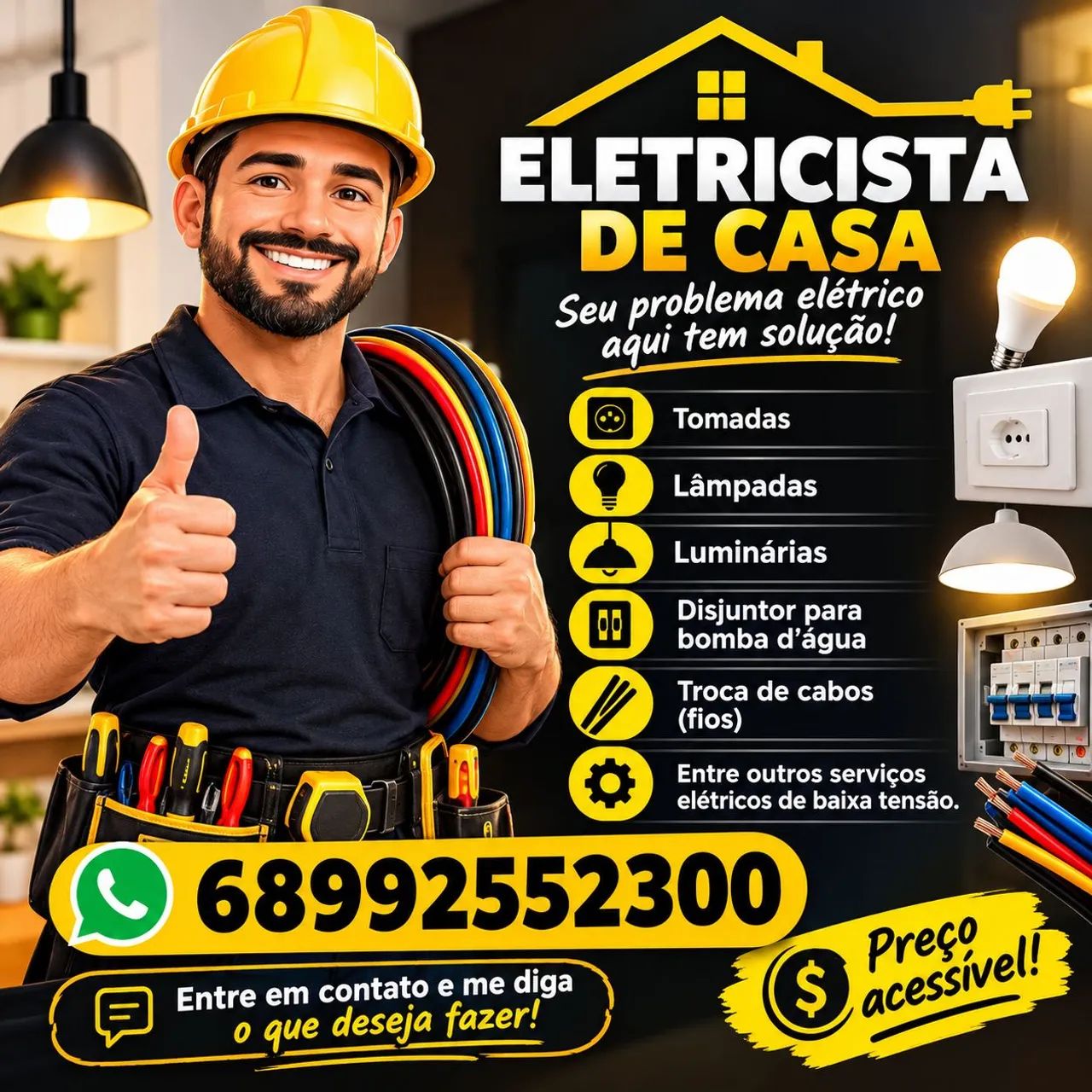 Eletricista para casas