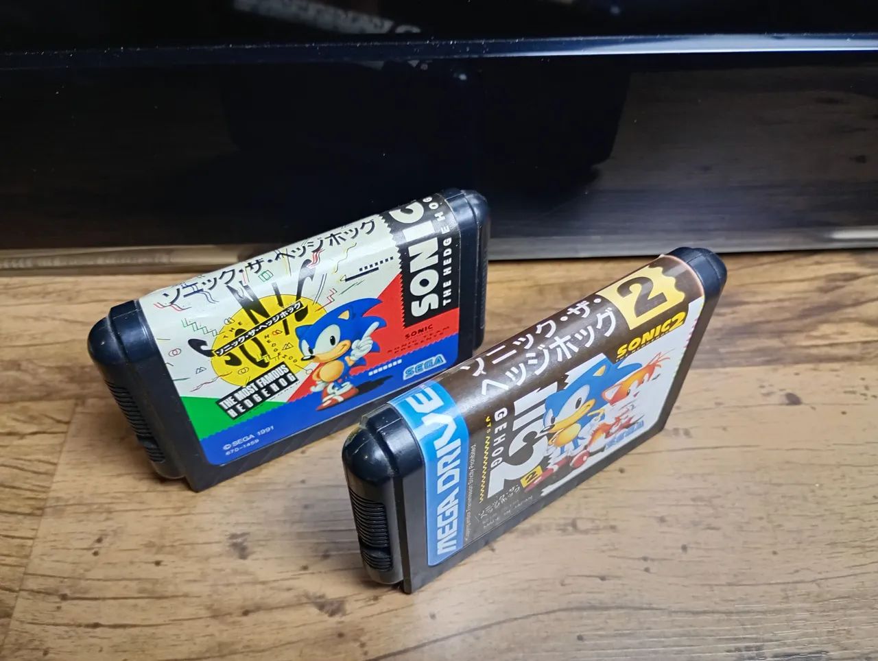 Sonic 1 e 2 Mega Drive japonês original  - Foto 4