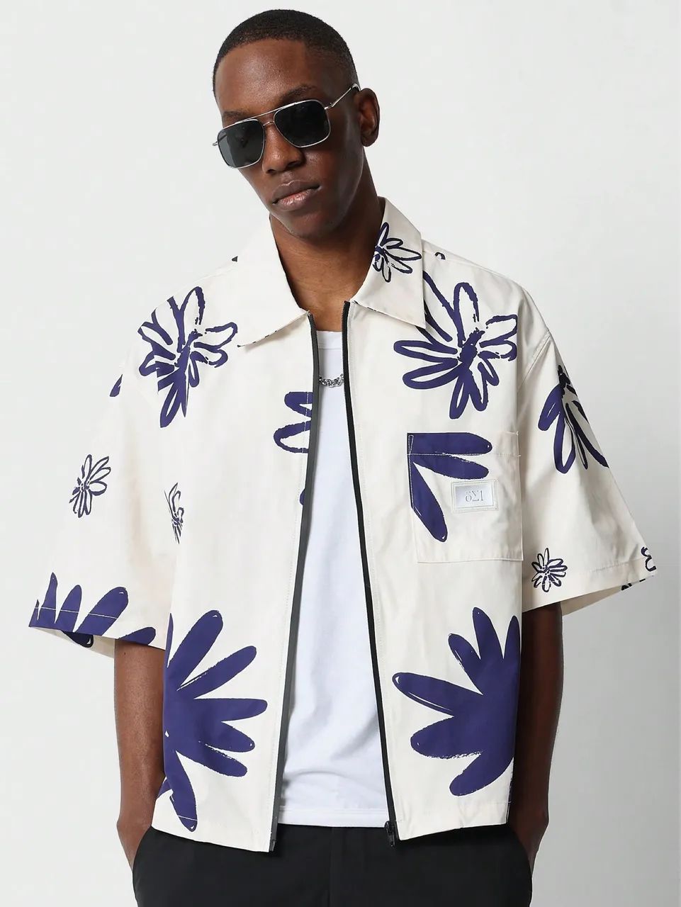CAMISA DE NYLON BOXY SUMWON
