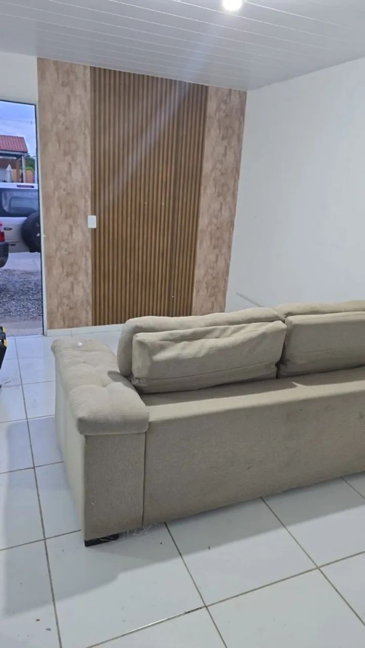 Sofá retrátil 3 lugares