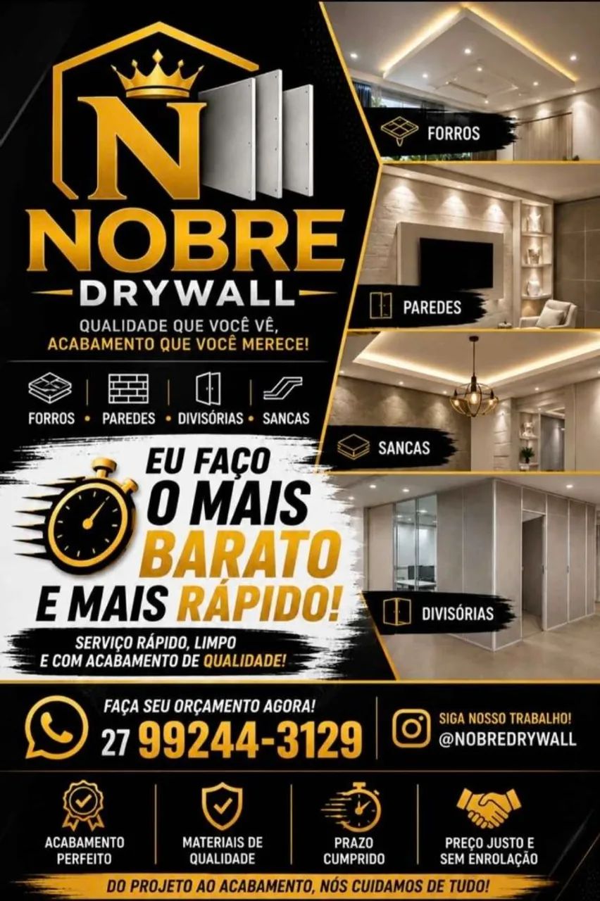 Fazemos drywall