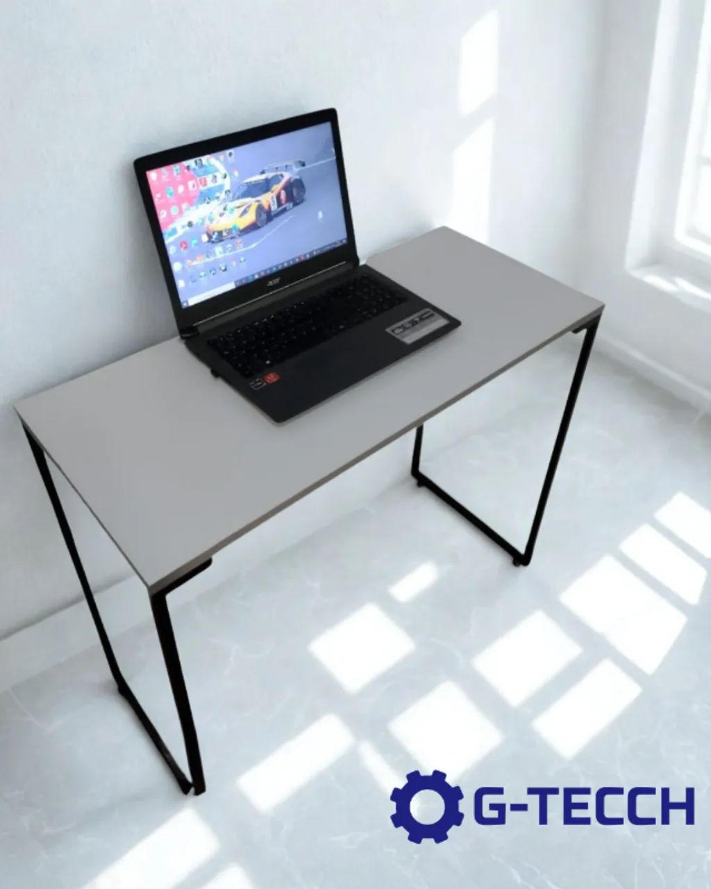 Mesa Multiuso NOVA Birô Estilo Industrial para Notebook Computador Estudo de Escritório - Foto 3