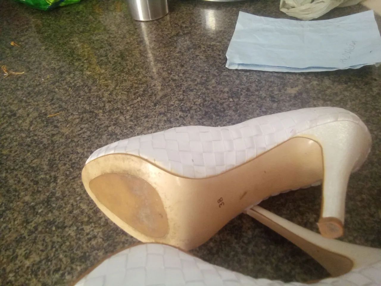 Sapato branco de noiva - Foto 4
