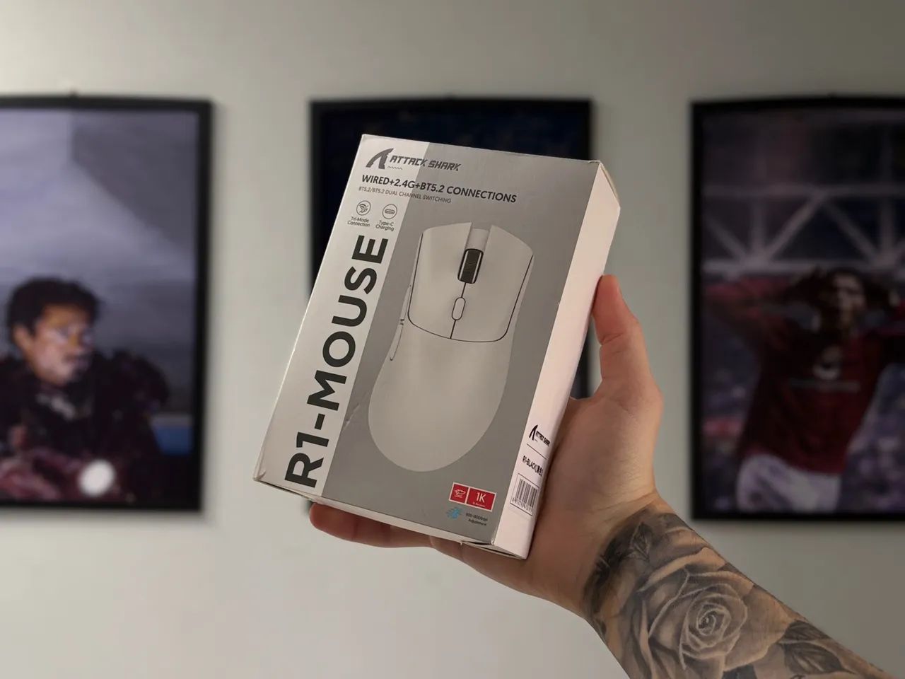 Mouse sem fio Attackshark R1 - Foto 2