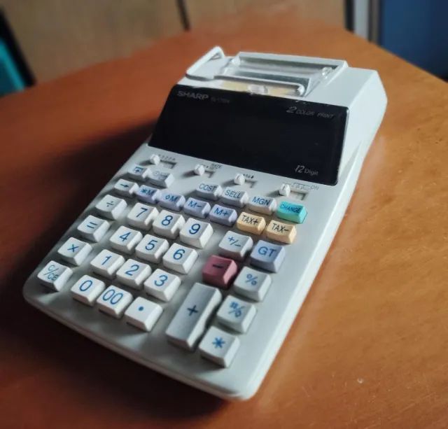  CALCULADORA DE IMPRESSÃO SHARP À VENDA  -  Sharp modelo EL-1750V - Foto 3