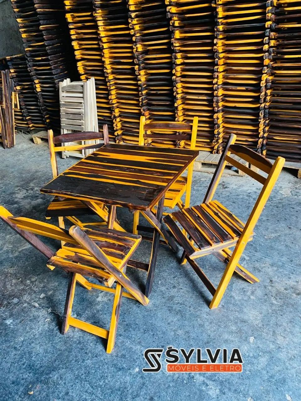 Conjunto dobrável 70x70 - Foto 4