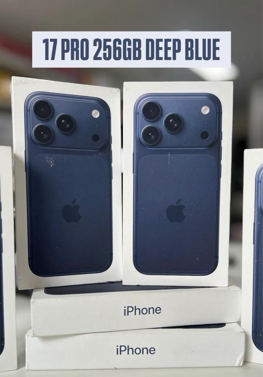 iPhone 17 Pro 512 Deep blue/ Cosmic orange - Celulares e