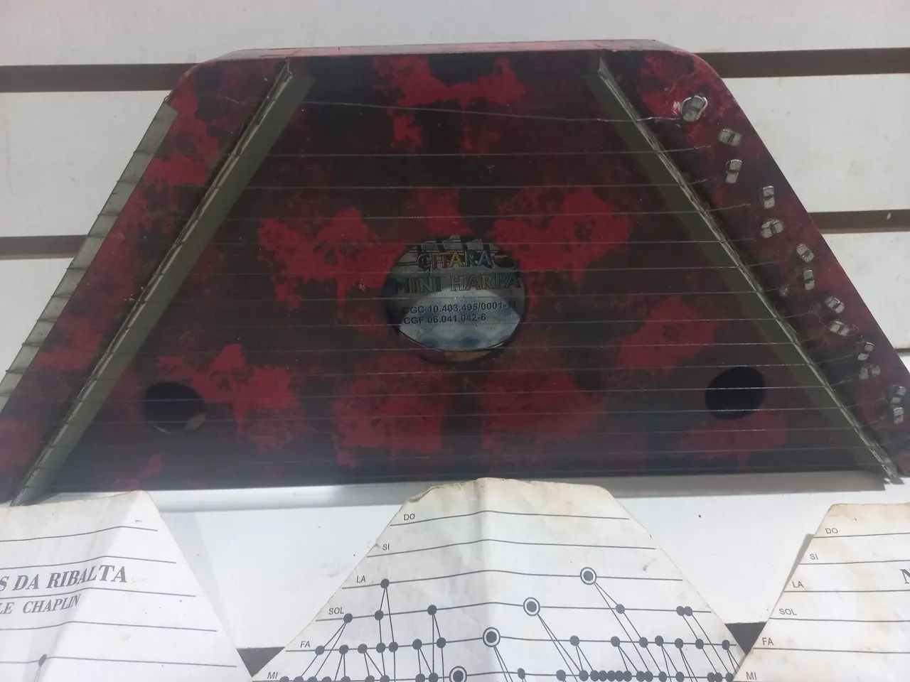 MiNI CITARA HARPA DE MADEIRA  - Foto 2