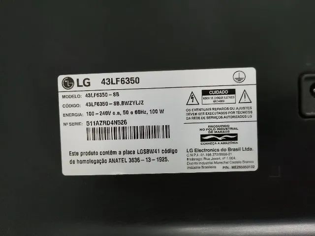 TV LG 43 polegadas LF6350 - Foto 3