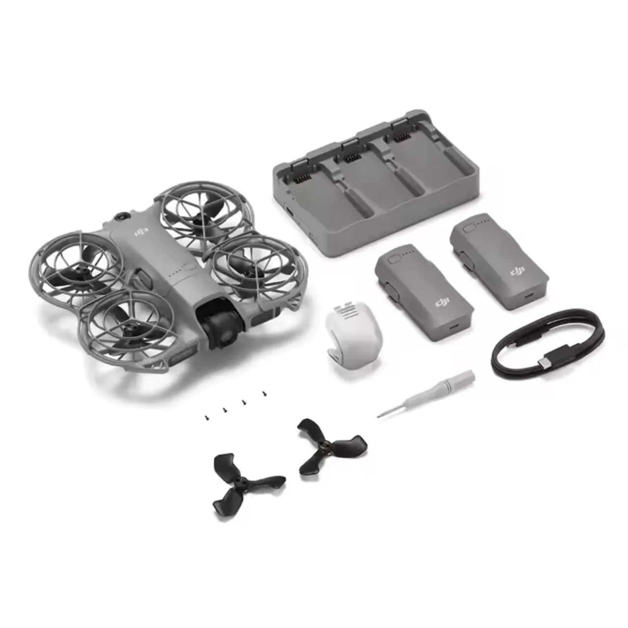 Drone DJi Neo 2 Combo - Sensor Lidar Noturno - IA - Faz tudo Com Gestos - Combo 