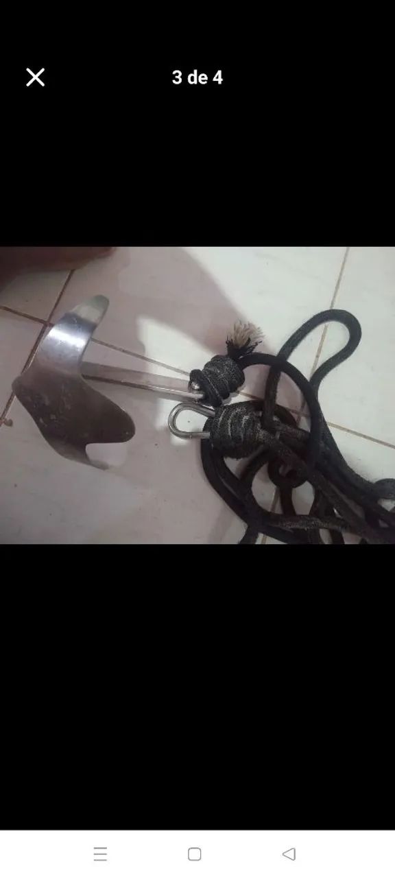 Âncora ? de inox  para jet - Foto 2