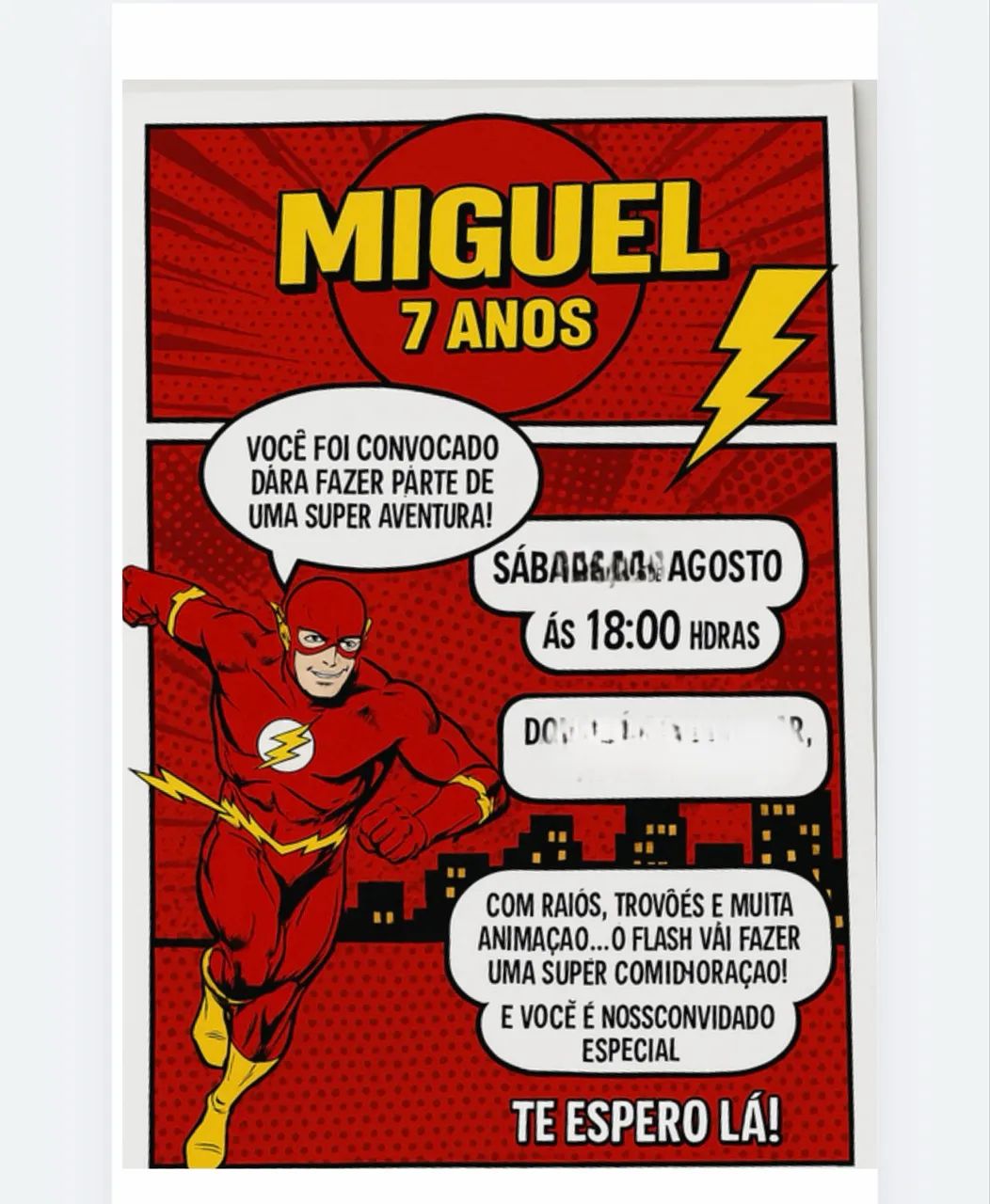 Convite digital aniversário infantil  festa