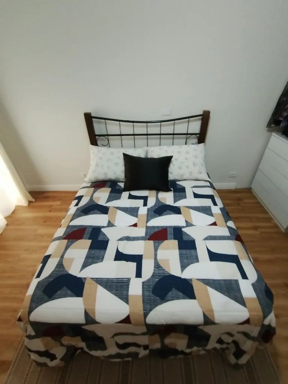 Cama de casal inducol box, colchão e cabeceira - Foto 5