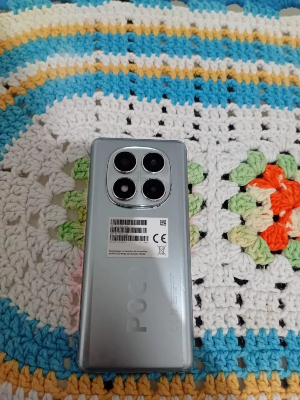 Vendo poco x7 semi novo com caixa e carregador de 128 gb e 8ram celular está zero  - Foto 3