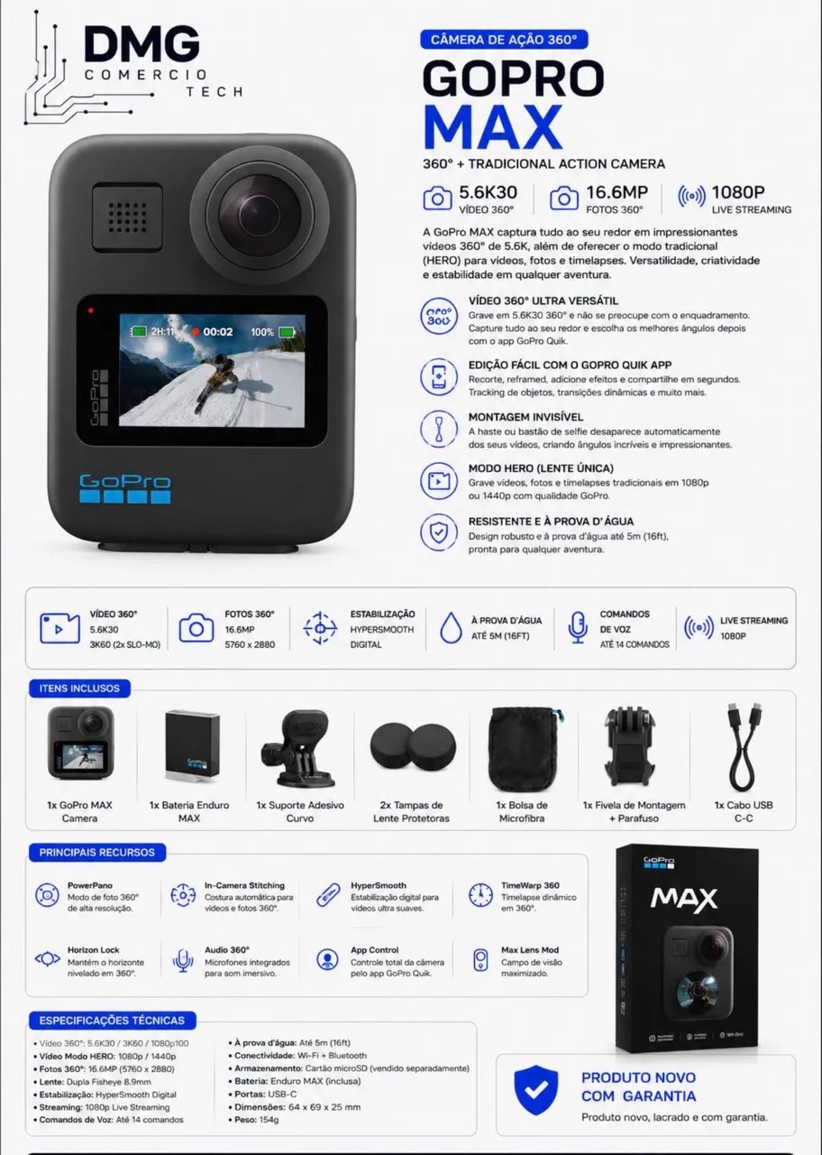 Gopro max 360 - Foto 2