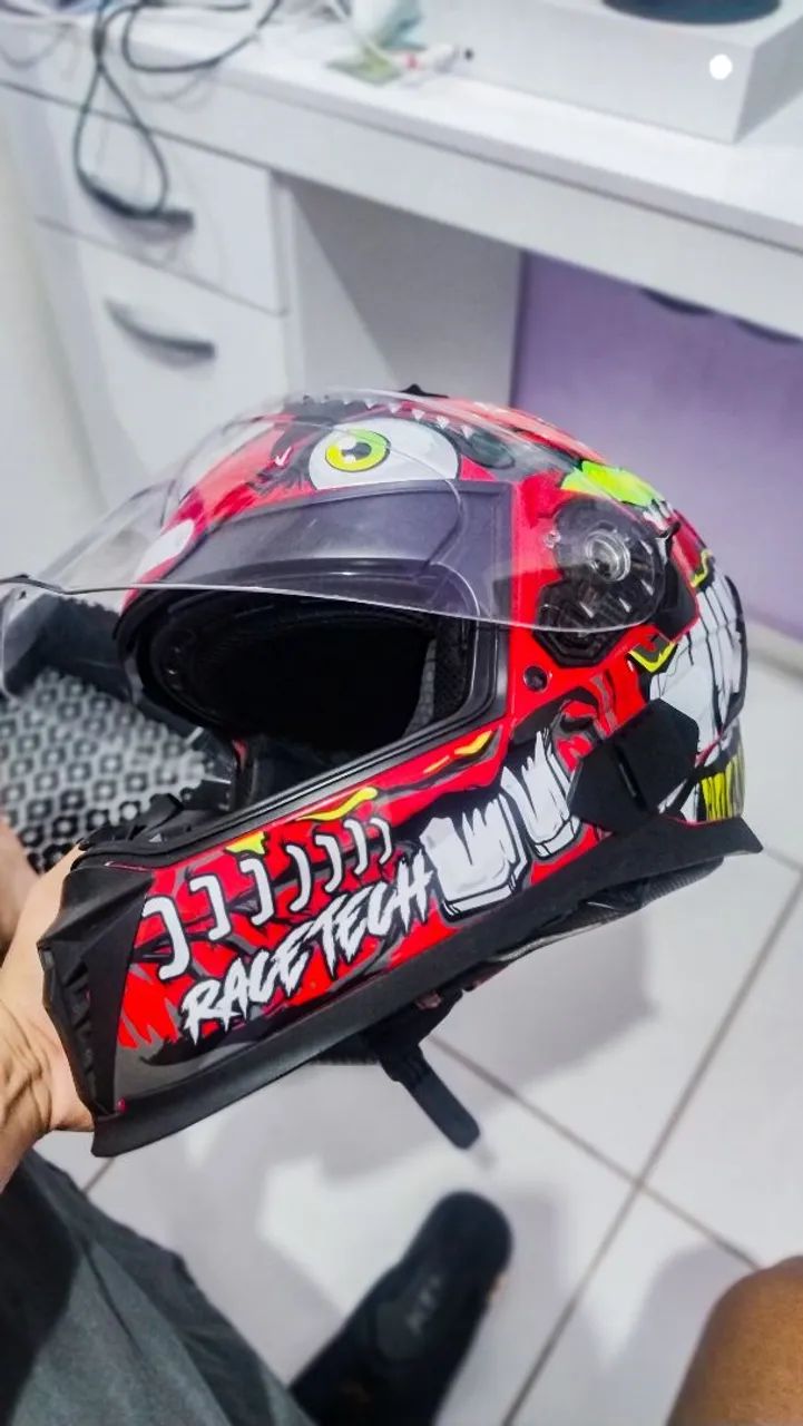 CAPACETE RACE TECH - Foto 5