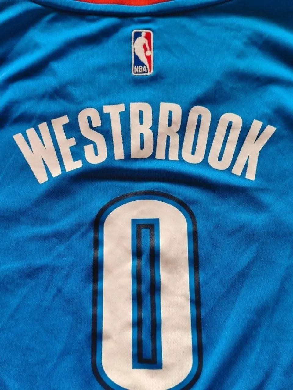 NBA OKC Thunder Westbrook 0 ユニフォーム jersey original okc oklahoma city thunder #0 russell westbrook