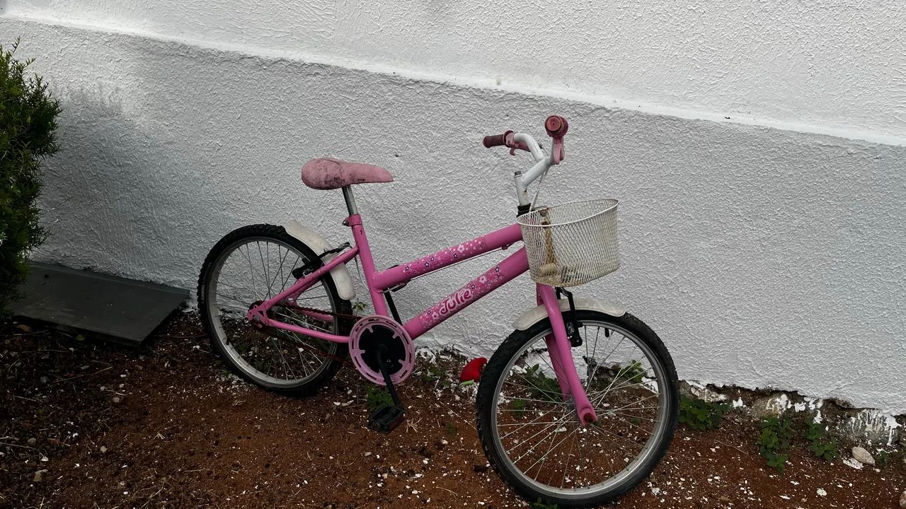Bicicleta rosa infantil  - Foto 3