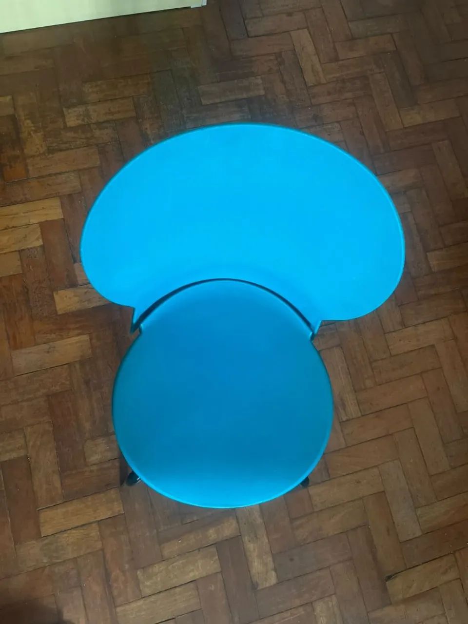 Cadeira Azul de Escrivaninha - Foto 2