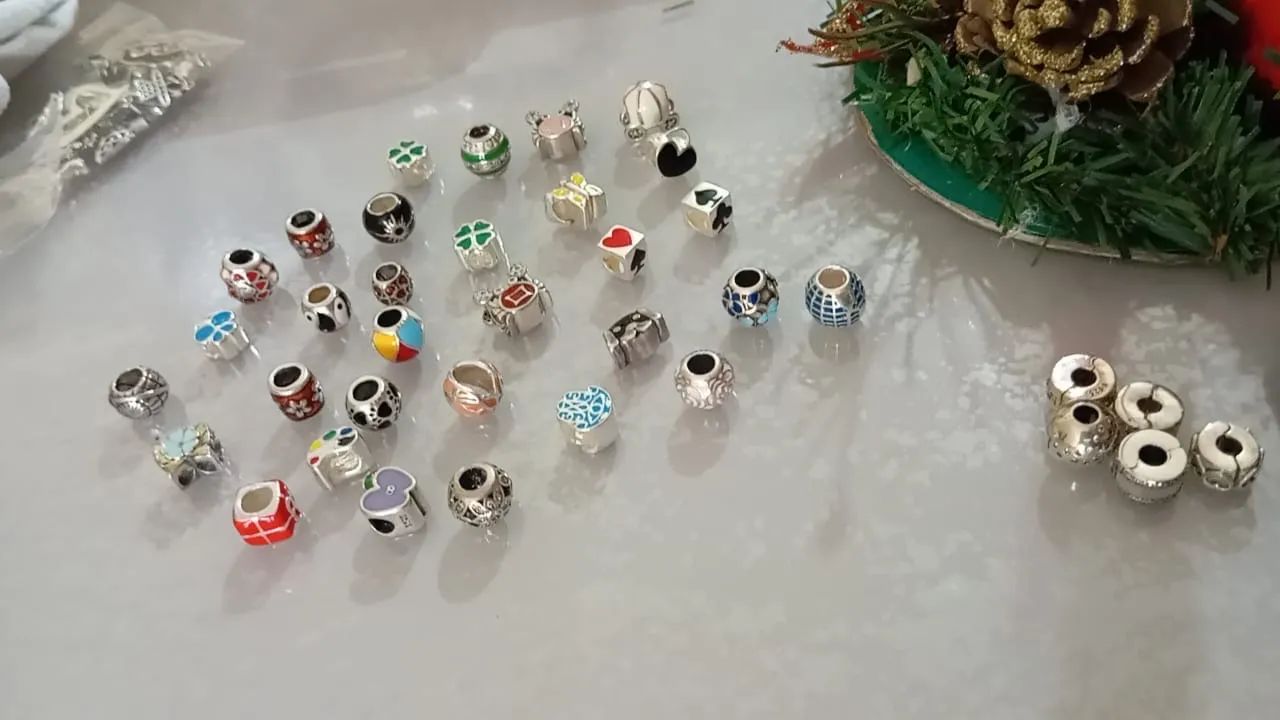 Berloques e aparadores em prata - vendo - Foto 5