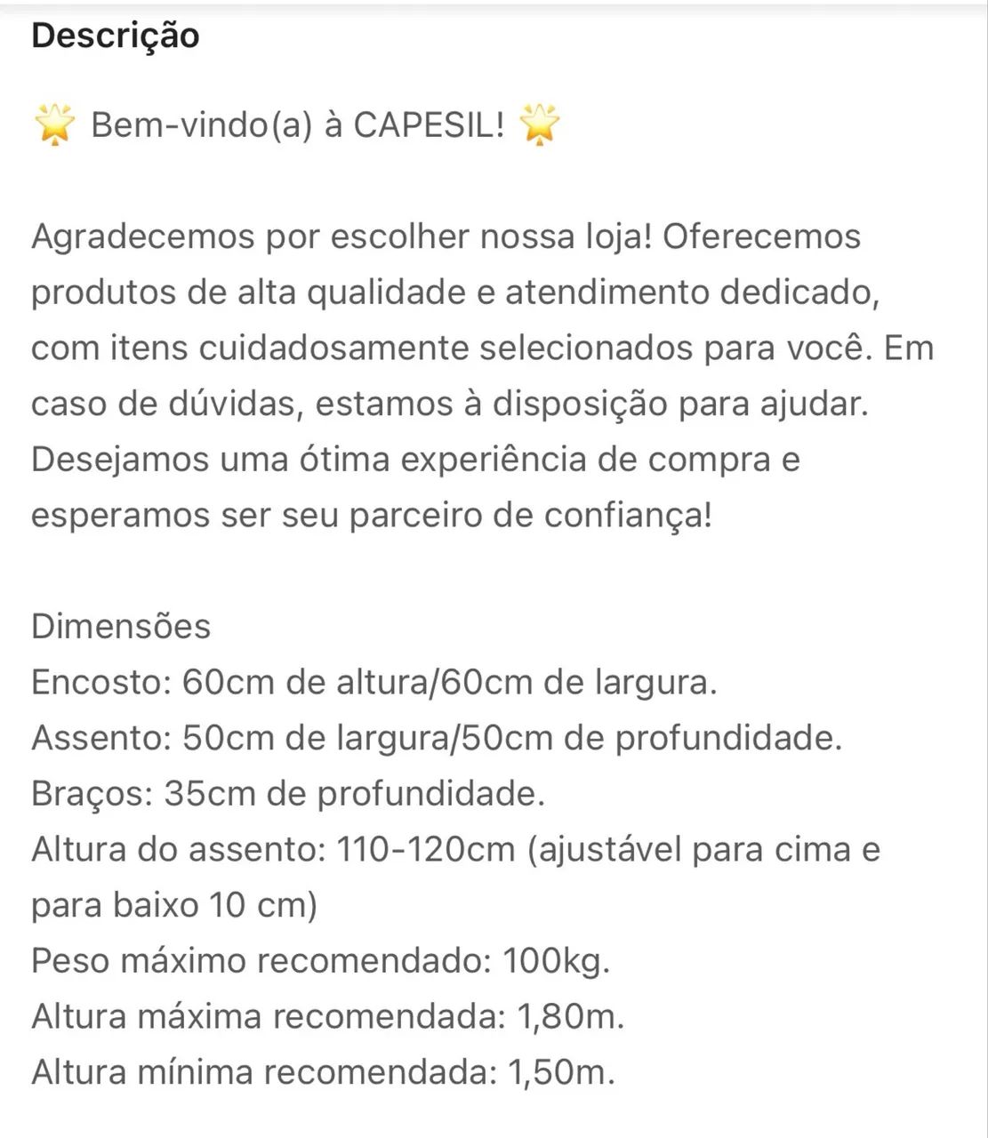 Cadeira Ergonômica escritório  - Foto 4