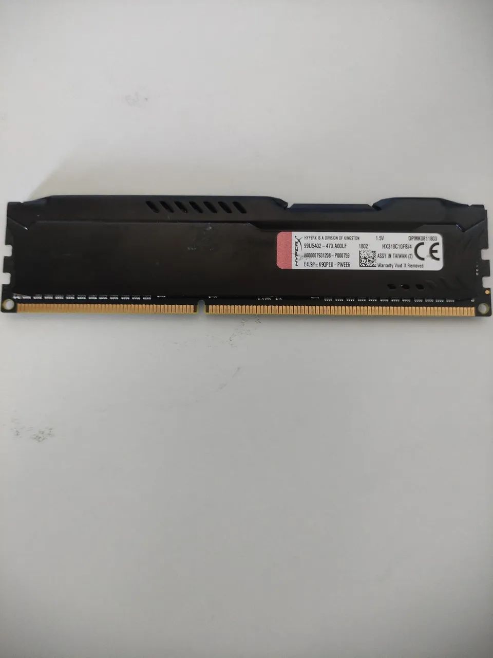 Memória hyperx 4 gb ddr3 para computador 