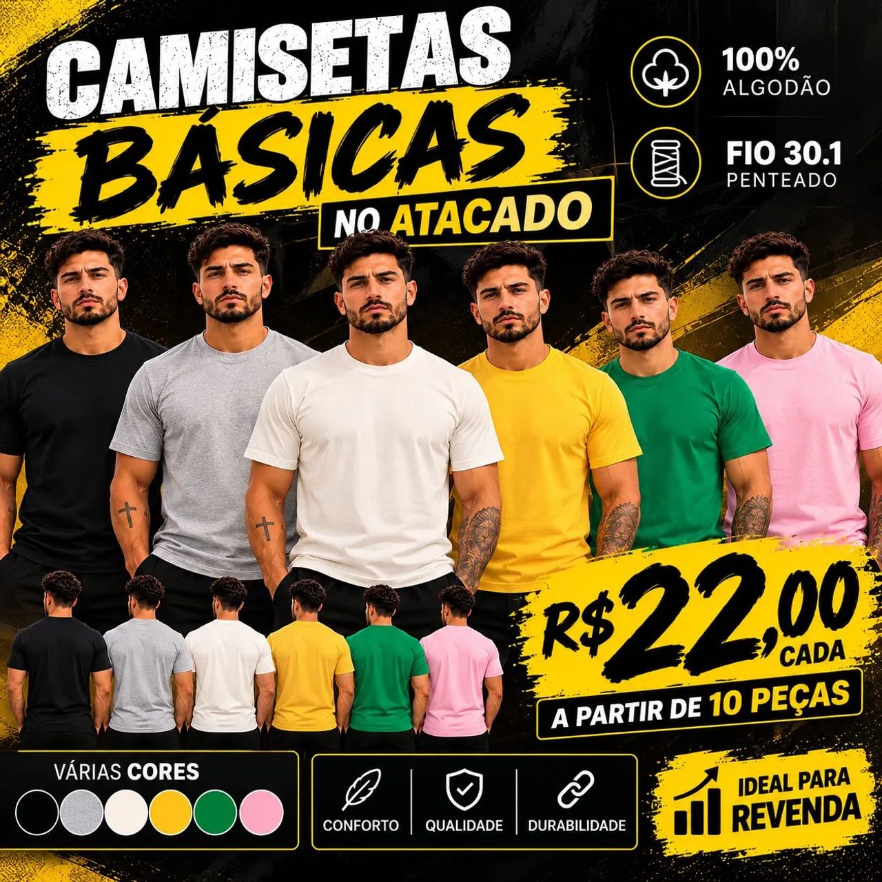 Camisas atacado 