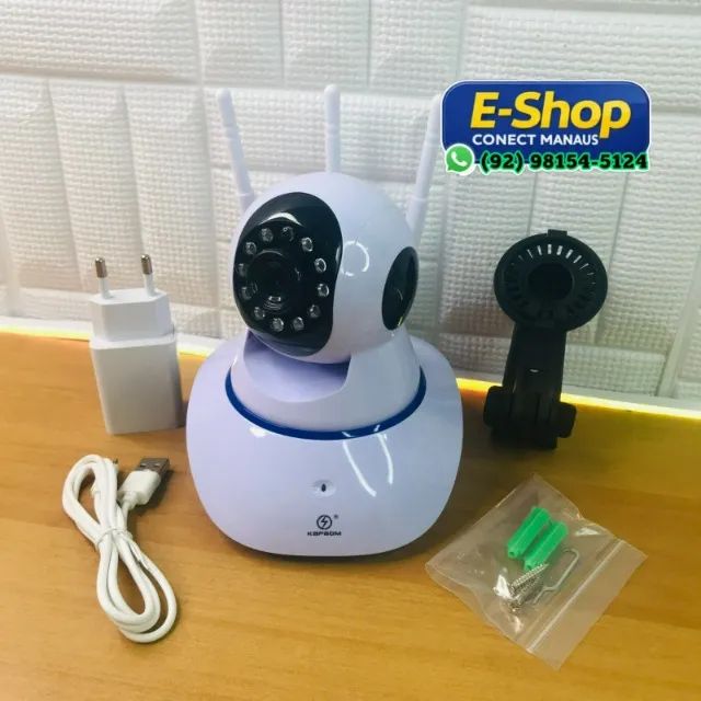 Camera De Segurança e Babá Eletronica 3 Antenas e Sensor De Movimento  - Foto 2