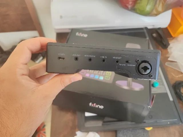 MICROFONE FIFINE KS5 + CONTROLADORA - Foto 5