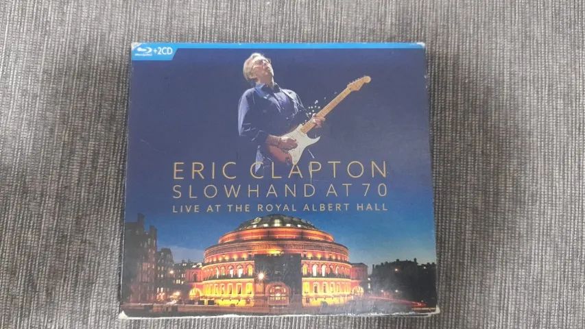Box Bluray/Cd Eric Clapton - Slowhand at 70   - Importado -  