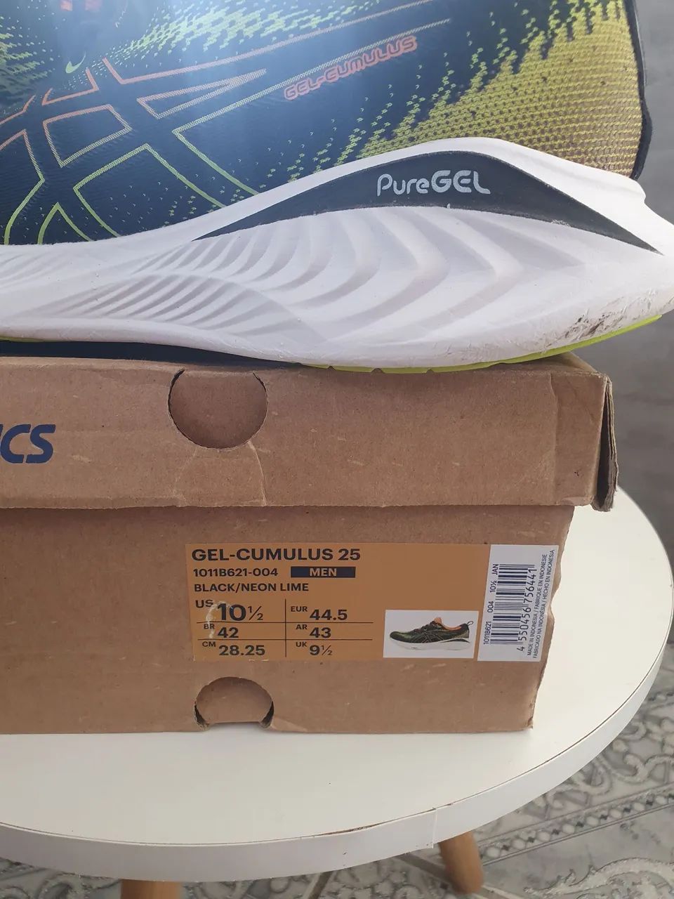 " ASICS GEL CUMULUS 25, IMPECÁVEL, O .MAIS CONSERVADO DA OLX,COM NOTA FISCAL!". - Foto 5