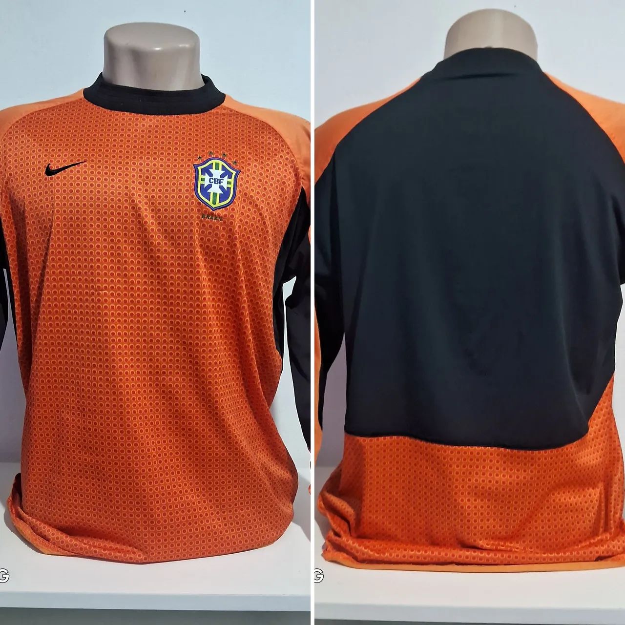 Camisa de goleiro Seleção Brasileira ano 2000