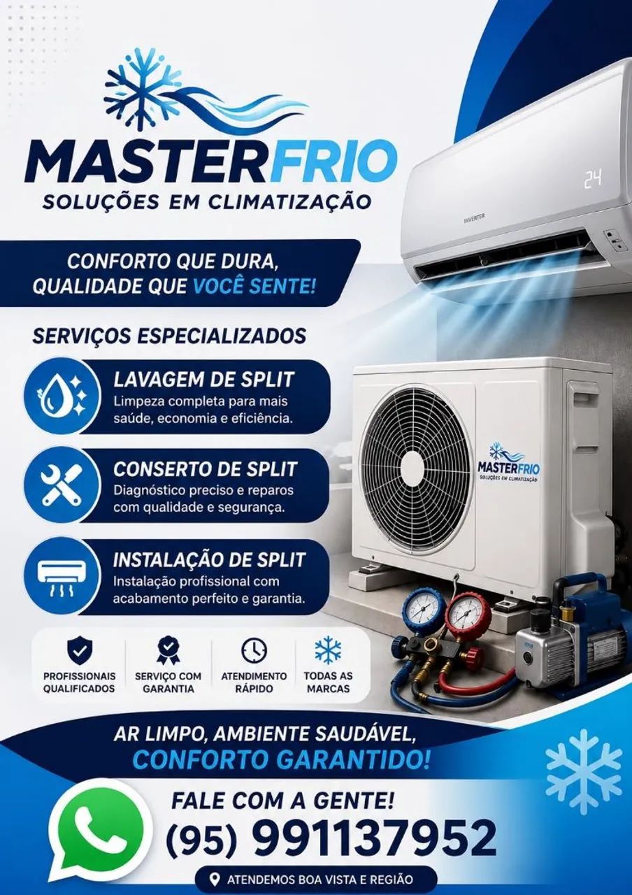 Instalação e manutenção de central de ar 