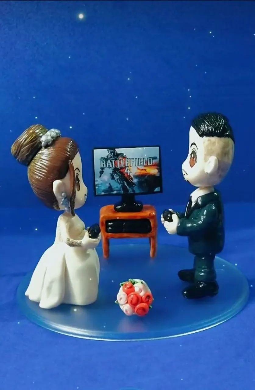 Topo de bolo de casamento (Aceito Encomendas) - Foto 5