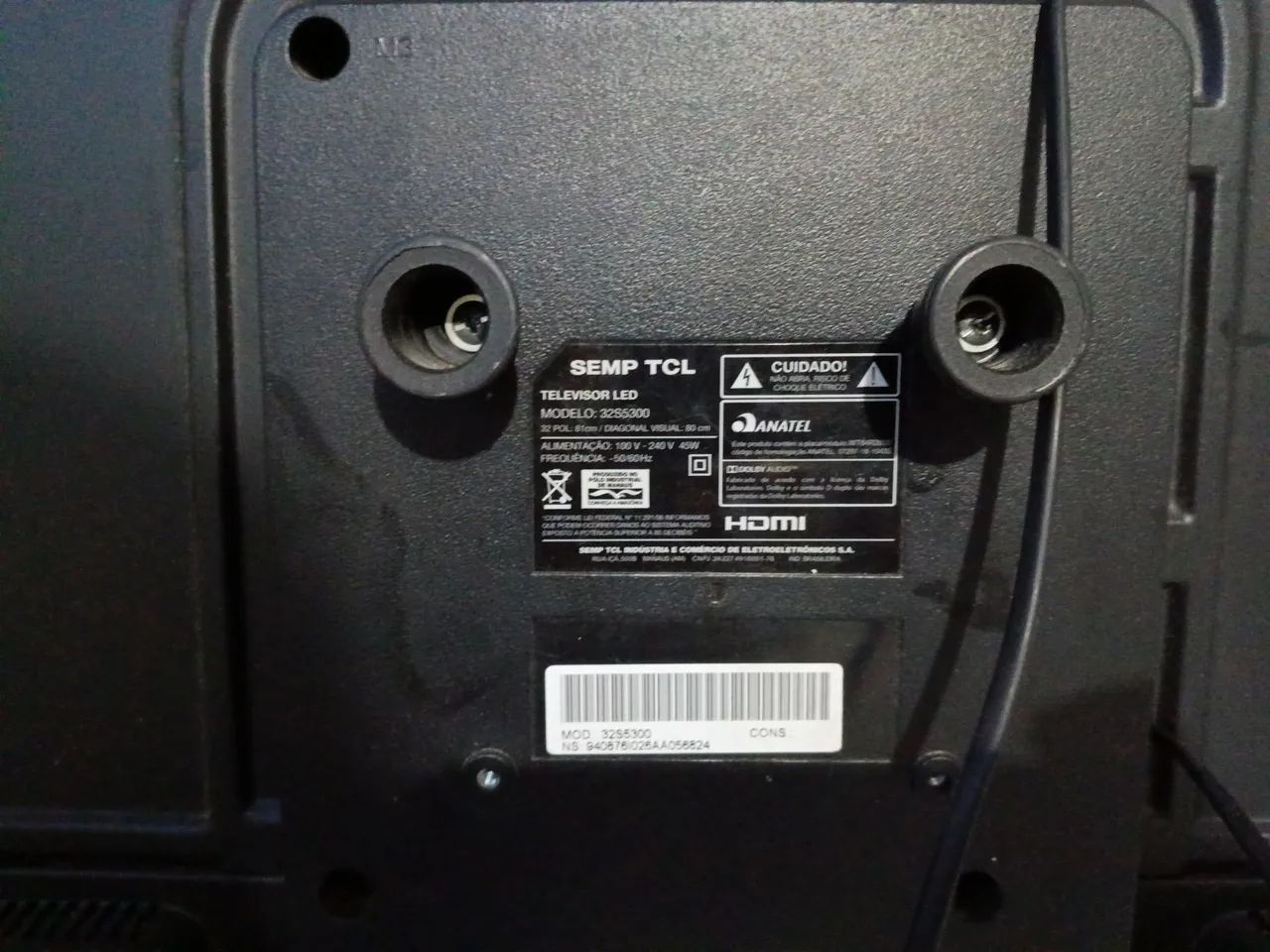 Vendo tv 32 tela quebrada  - Foto 3