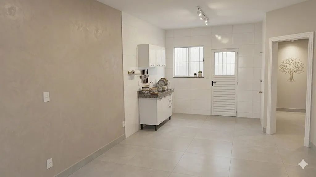 Alugo casa 2Q próx vila Brasília - Foto 2