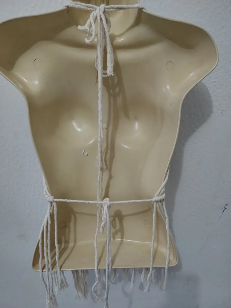 Blusa de macramê off white boho - Foto 4