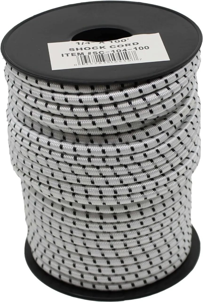 Corda elástica elástica T.W Evans Cordage 1/4" x 30 metros
